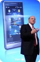 Steve Ballmer and Microsoft Windows Mobile 6.5
