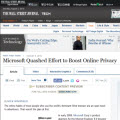 Thumbnail image for Microsoft – Privacy versus Profits