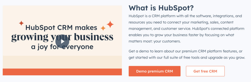 HubSpot is a CRM